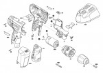 Bosch 3 603 J72 902 PSR 10,8 LI-2 Cordless Drill Driver Spare Parts